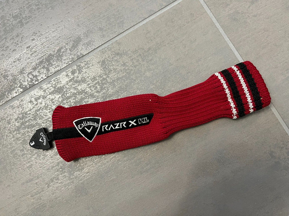 Set of 3 Callaway RAZR X HL Hybrid Headcovers Sock Style Adjustable Tags