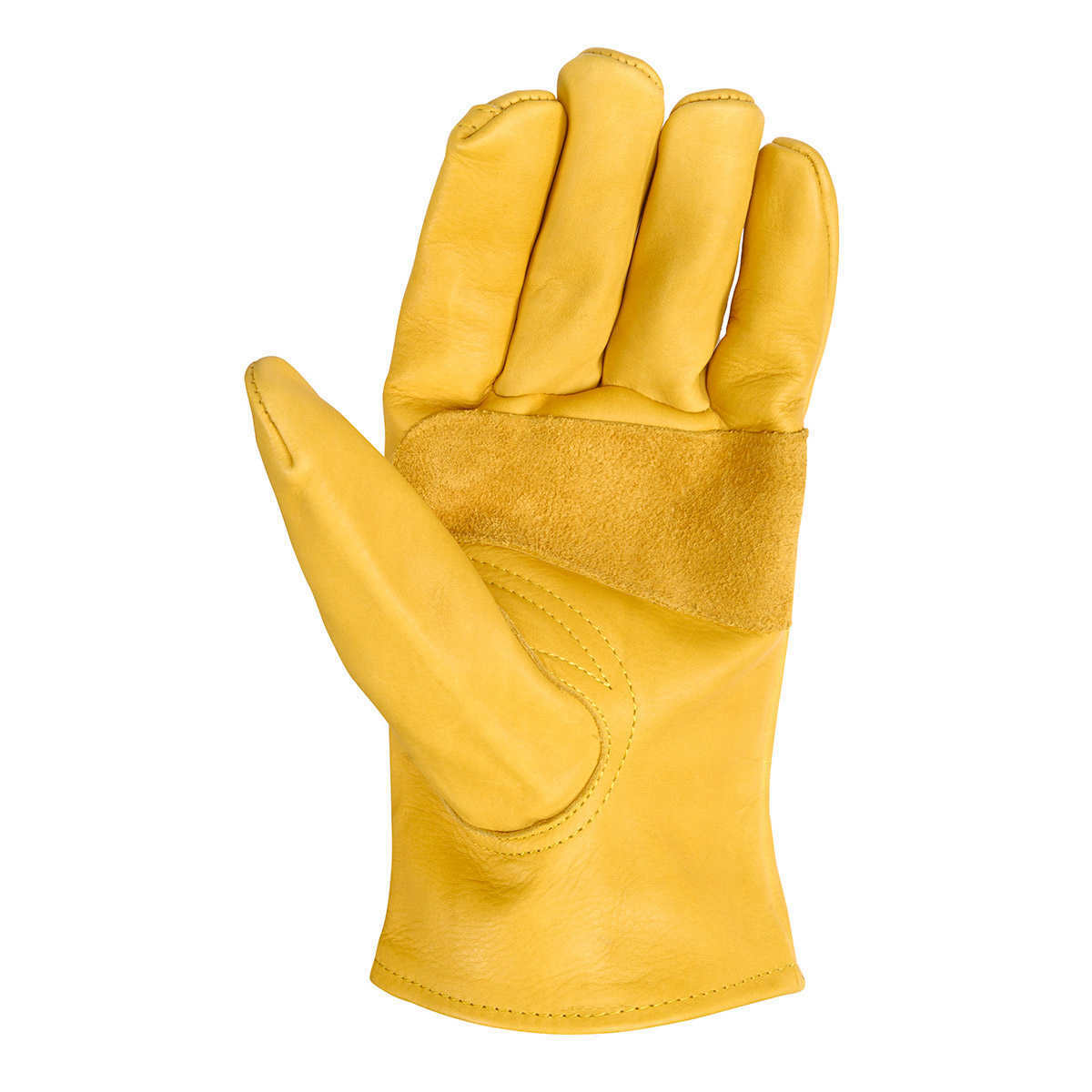 Heavy Duty Leather Work Gloves - All Sizes, Cowhide, Reinforced Palm