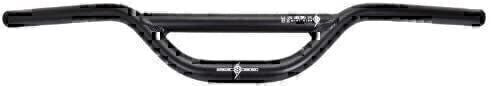 Urban Mini MTB Handlebar 25.4mm Clamp 600mm Width 75mm Rise Black