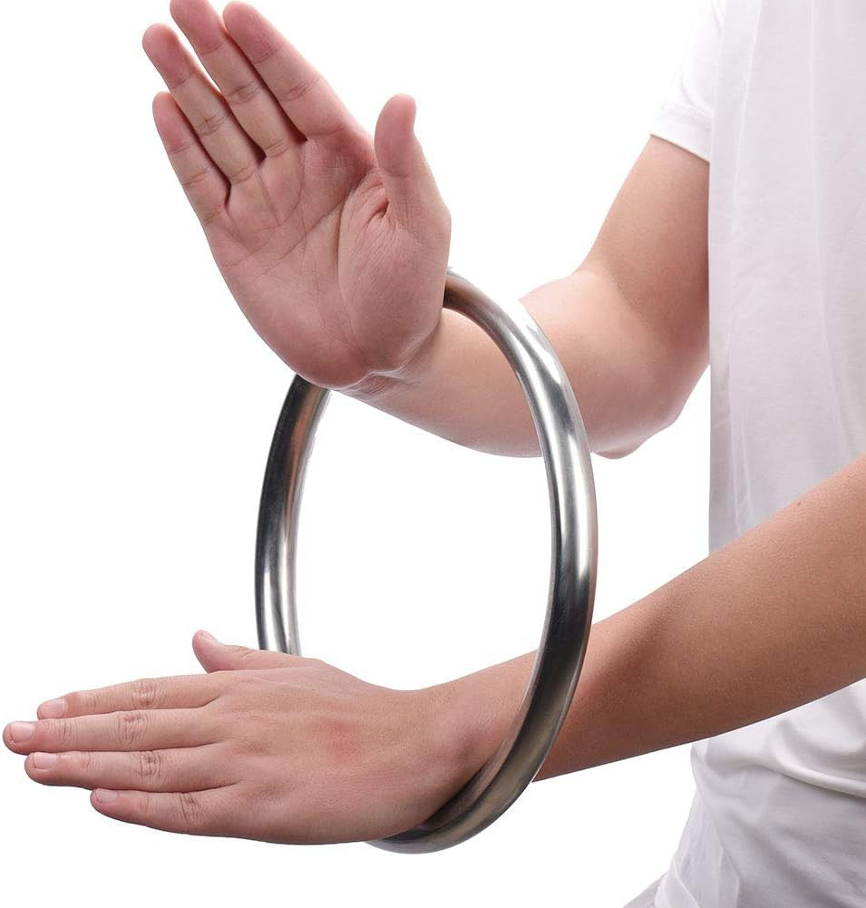 Wing Chun Steel Ring Hand Strength Training Equipment for Kung Fu