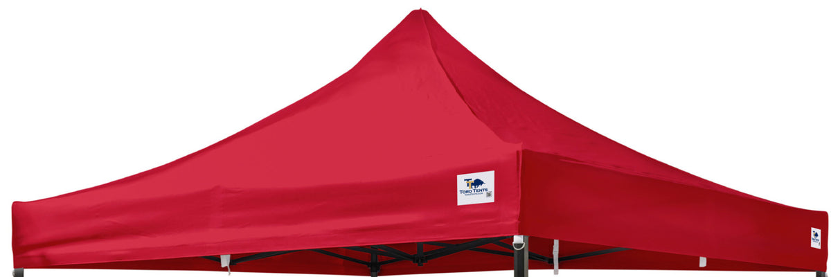 10 x 10 Red Replacement Canopy Tent Top Cover for EZ Up Instant Shelter