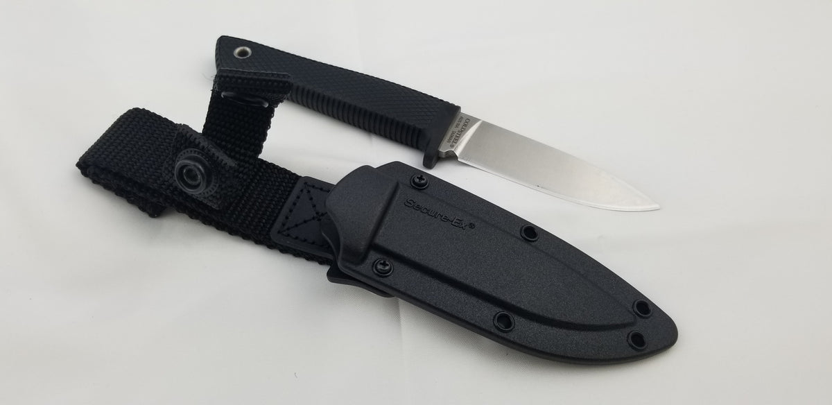 Cold Steel Mini Hunter Fixed Blade Knife with AUS-10A Steel 6.6 Inch