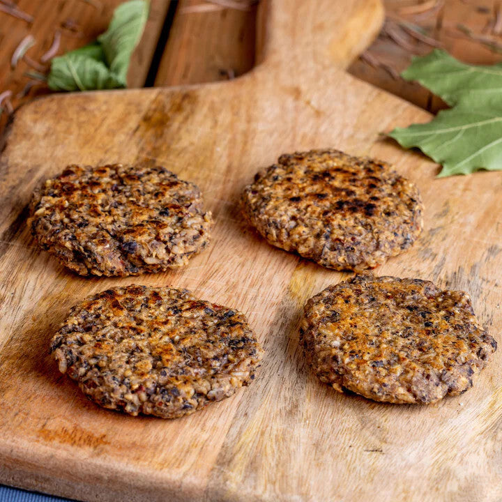 Emergency Food Supply Black Bean Burger Kit - 25-Year Shelf Life, 6 Servings