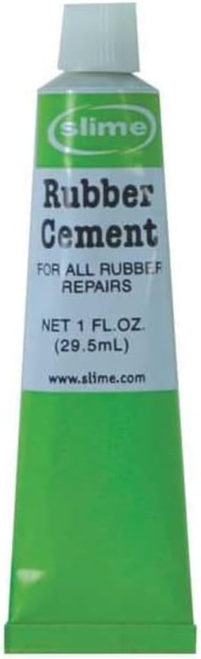 Rubber Cement Tire Repair 1 oz Tube for Puncture Patches & Plugs