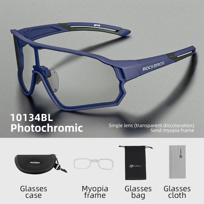 Polarized & Photochromic Cycling Sunglasses UV400 Protection Sport Glasses