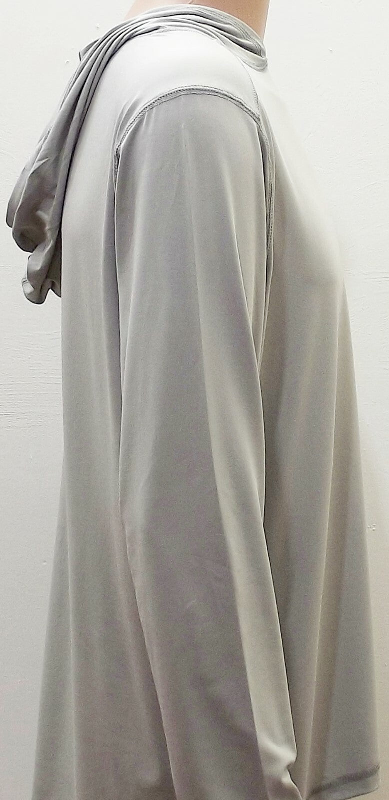 Fishing Sun Shirt Hooded UPF50+ Long Sleeve Performance Top Storm Grey 2XL