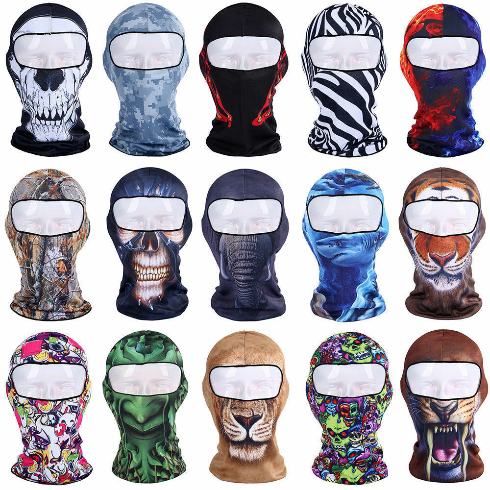 3D Animal Face Mask Balaclava for Halloween Cycling Motorcycle Skiing