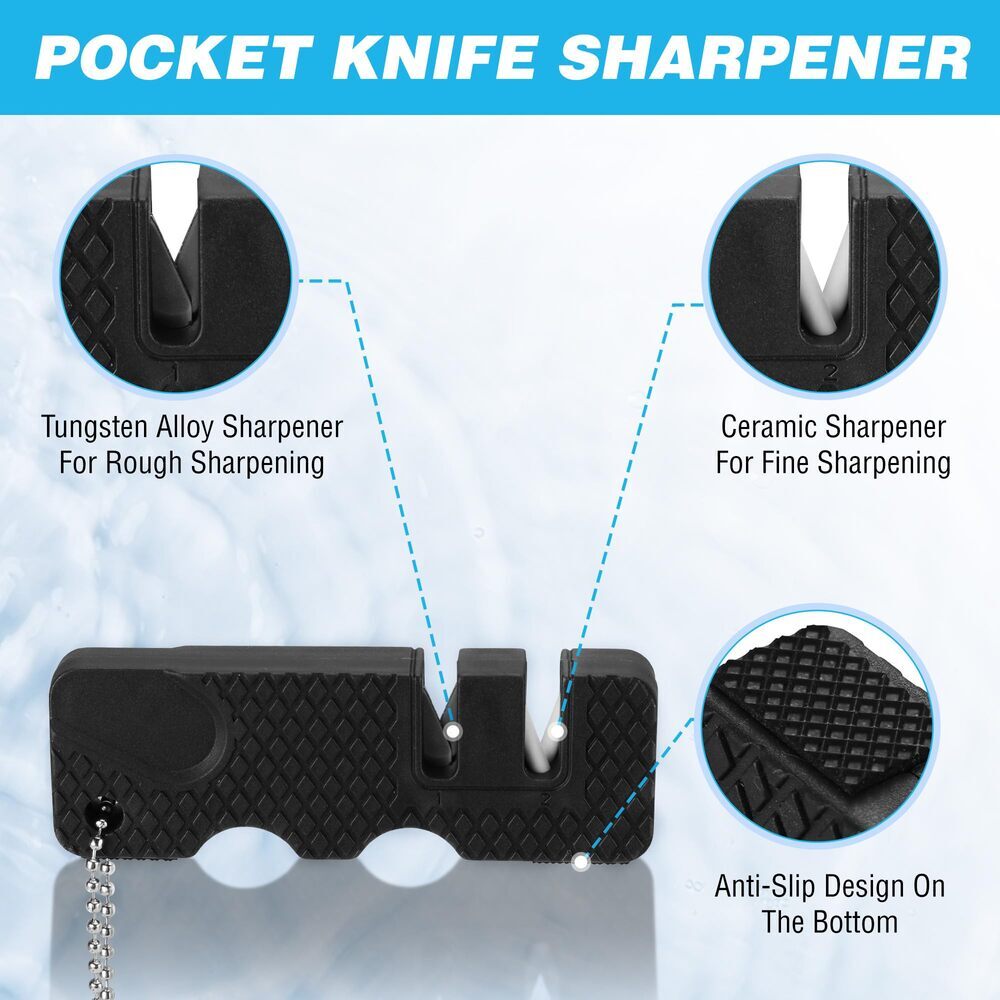 Fillet Knife Set with Sharpener & Sheath - 4 Piece Fishing Knives (5-9 Inch)