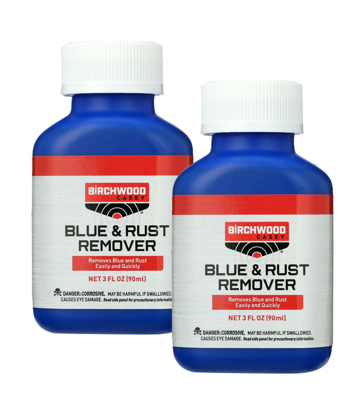 Gun Rust Remover Liquid Blue for Firearm Maintenance - 3 oz, Pack of 2