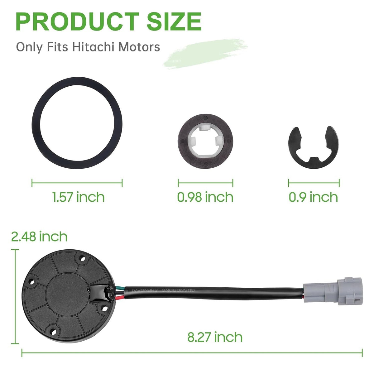 Golf Cart Speed Sensor with Magnet for Yamaha G22 G29 Hitachi Models