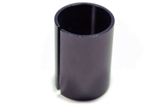 Lightweight Bicycle Stem Shim Adapter - 1 1/8 to 1 Inch Steerer Black