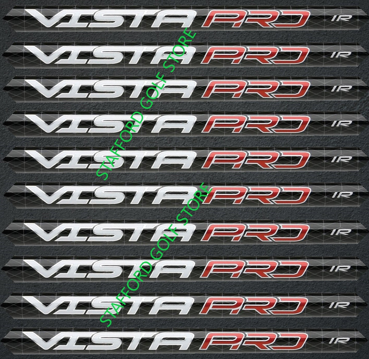 Graphite Iron Golf Shafts Set with Multiple Flex & Weight Options - .370" Parallel Tip