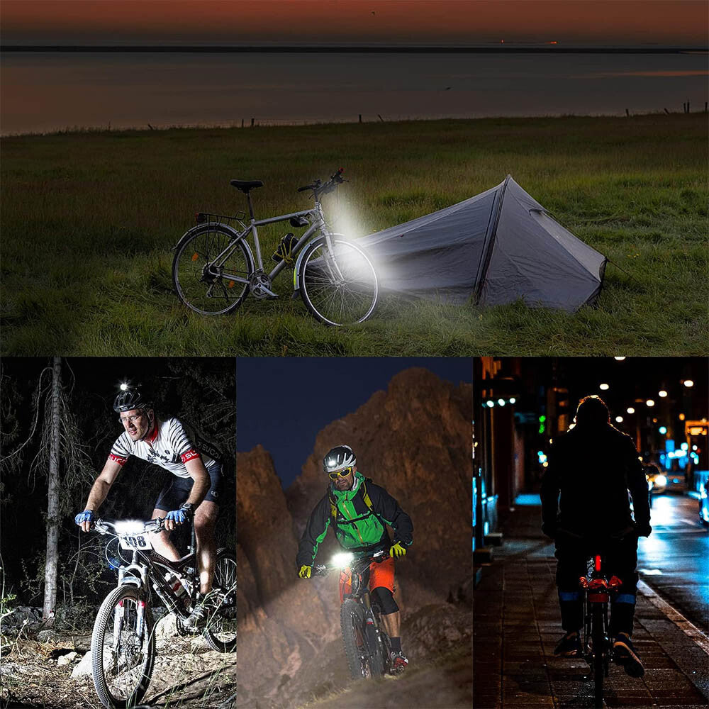 Waterproof Rechargeable LED Bike Headlight - Bright Front Bicycle Light