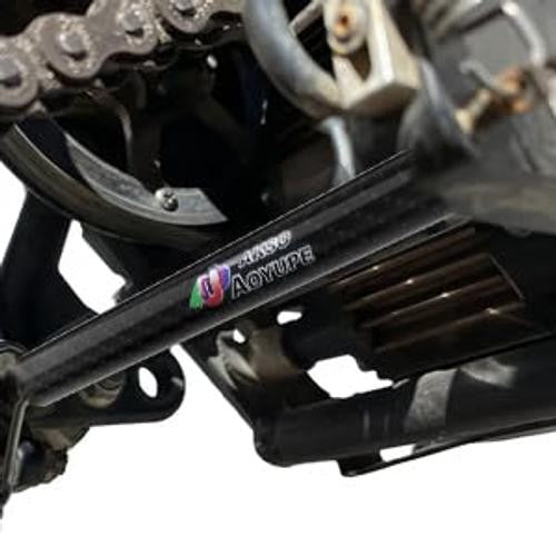 Motorcycle Foot Peg Support Brace 7075 Aluminum & Carbon Fiber for Off-Road Bikes