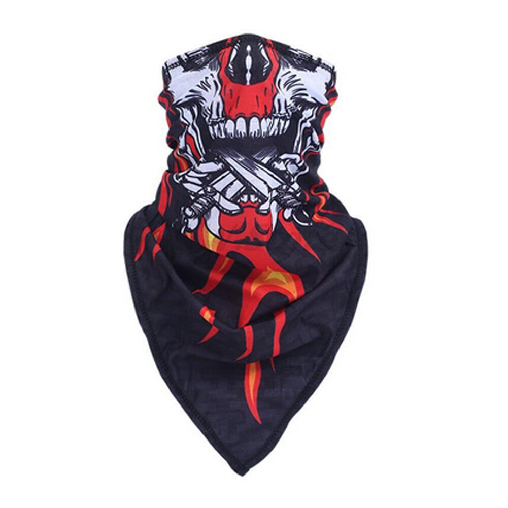 Multifunctional UV Protection Skull Face Mask Neck Gaiter for Outdoor Sports