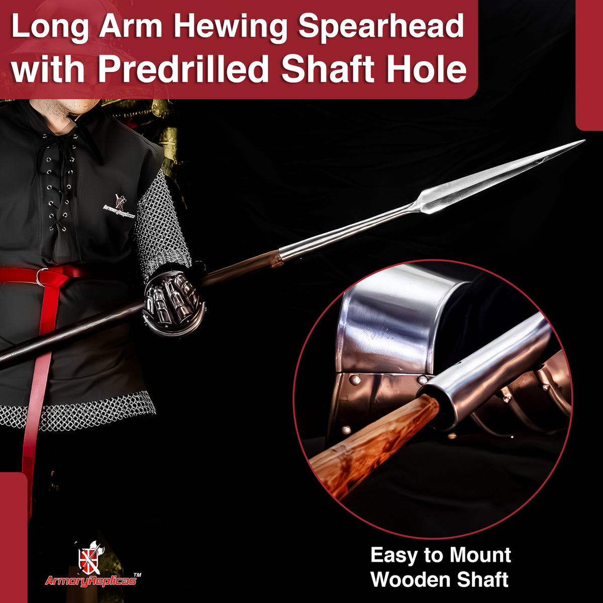 Medieval Hand Forged Spear Head Collection with Multiple Styles