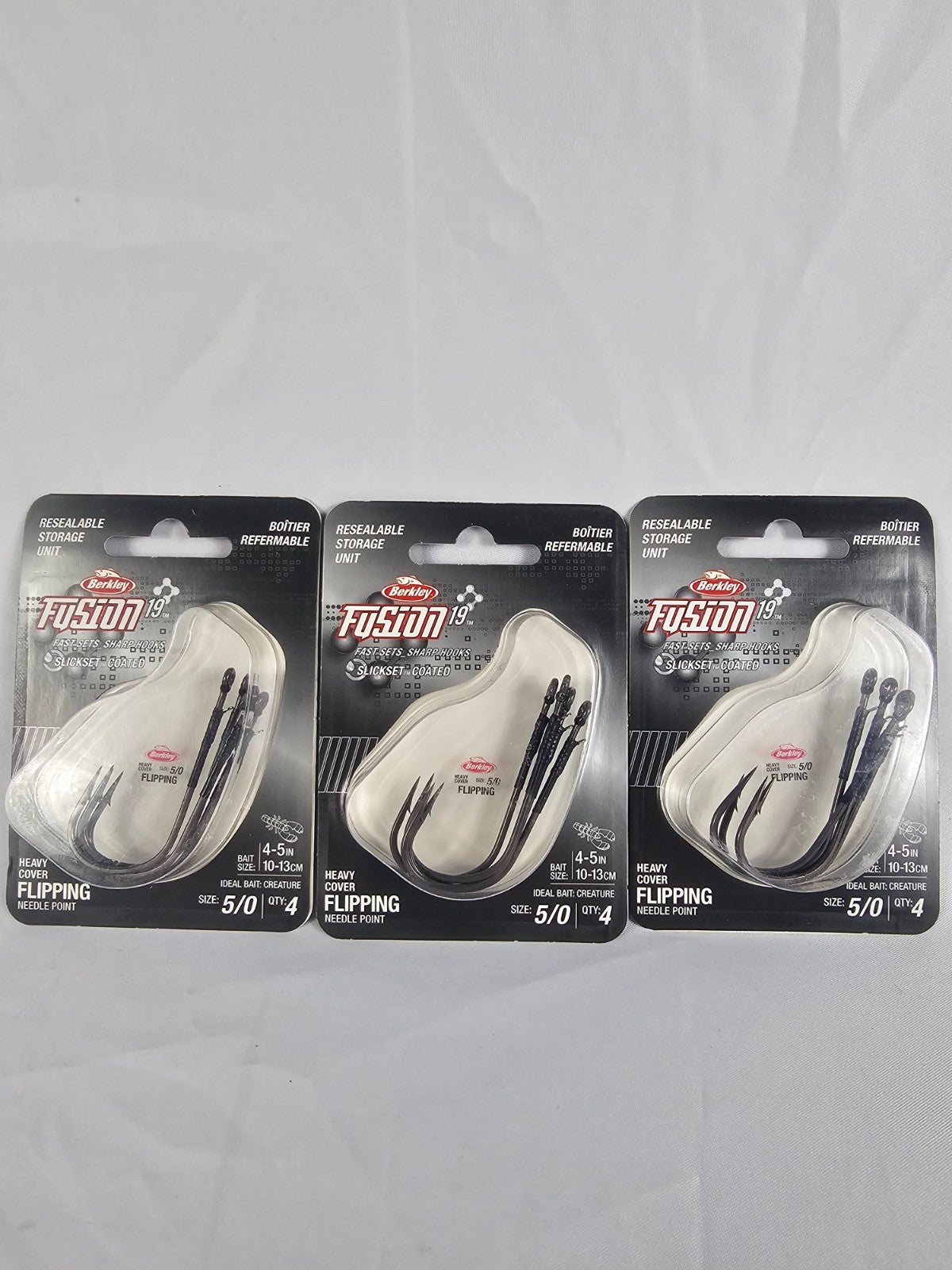 Heavy Cover Flipping Needle Point Hooks Set - Multiple Sizes for Fishing