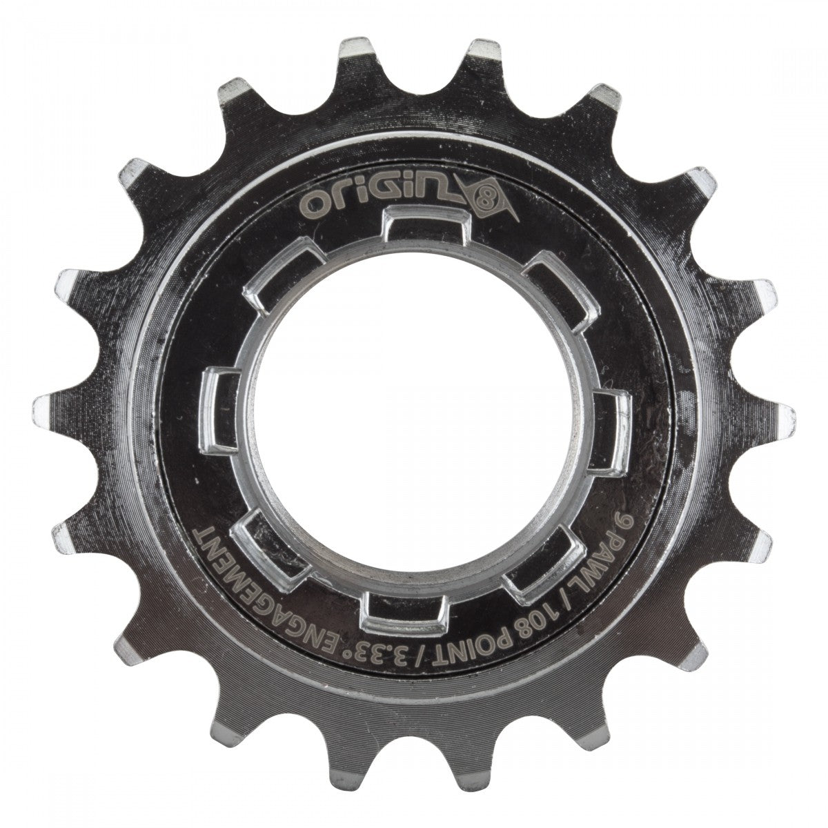 18T Single Speed Freewheel for Bikes Chrome 1.37x24TPI Performance