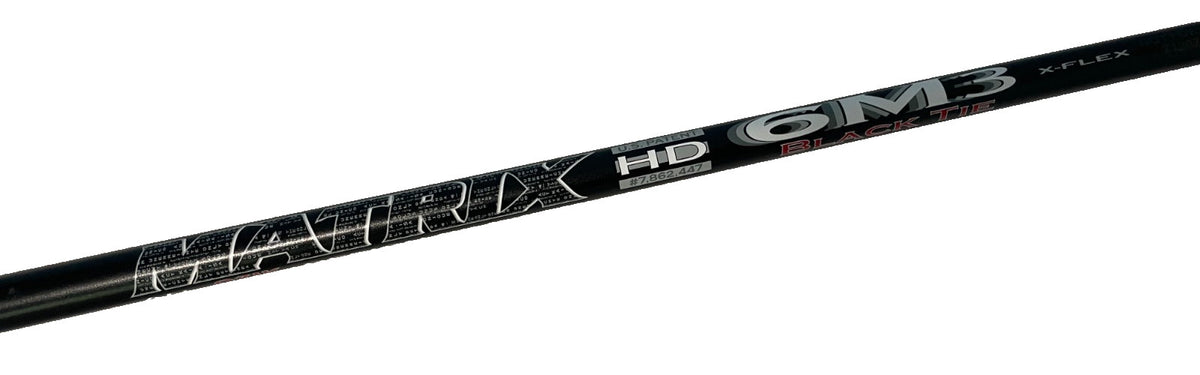 Golf Shaft 46 Inch Uncut X-FLEX for Driver & Fairway Woods - Black Tie HD 6M3
