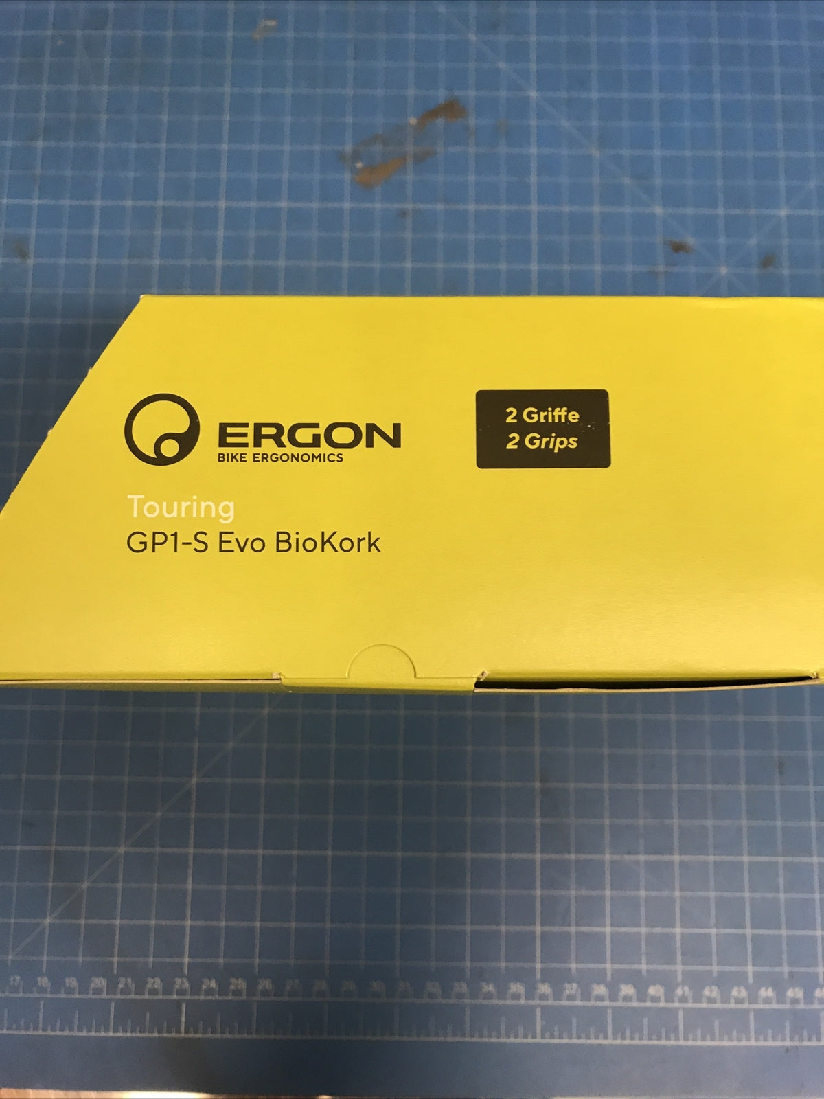 Ergon GP1 Evo BioKork Lock-On Bike Handlebar Grips - Small Black Tan
