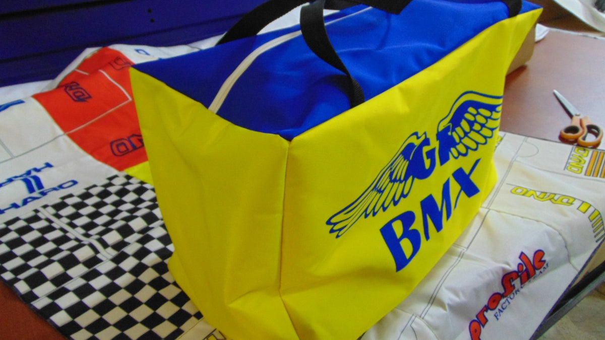 Old School BMX Helmet & Jersey Hand Bag - 80s BMX Gear, Custom Colors