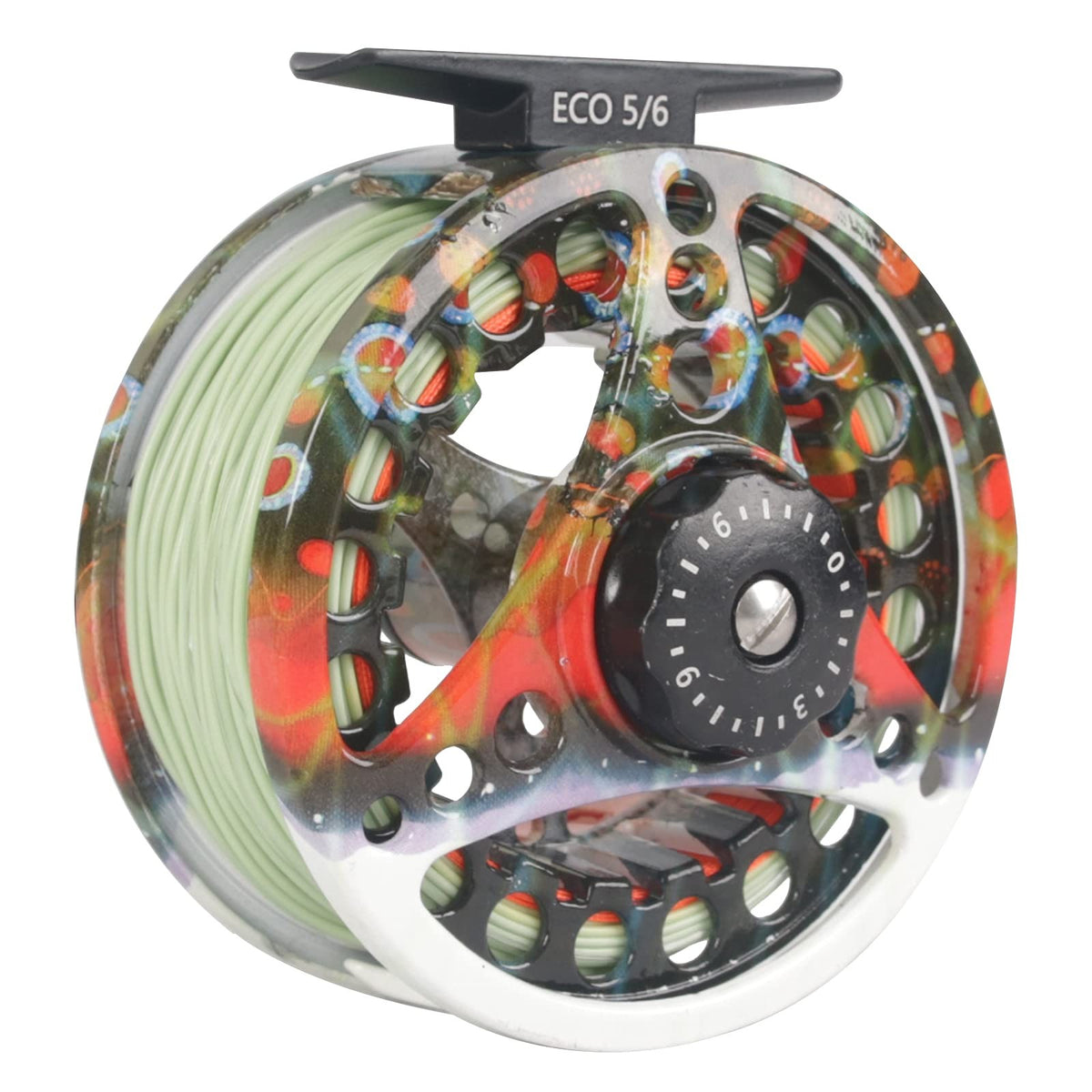 Large Arbor Fly Fishing Reel 3/4wt 5/6wt 7/8wt with Pre-Loaded Line - Durable Aluminum