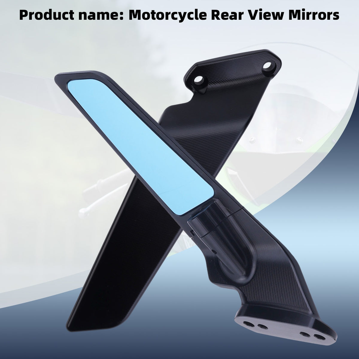 Motorcycle Rear View Mirrors for Kawasaki Ninja ZX-6R ZX636 2019-2024 - Pair