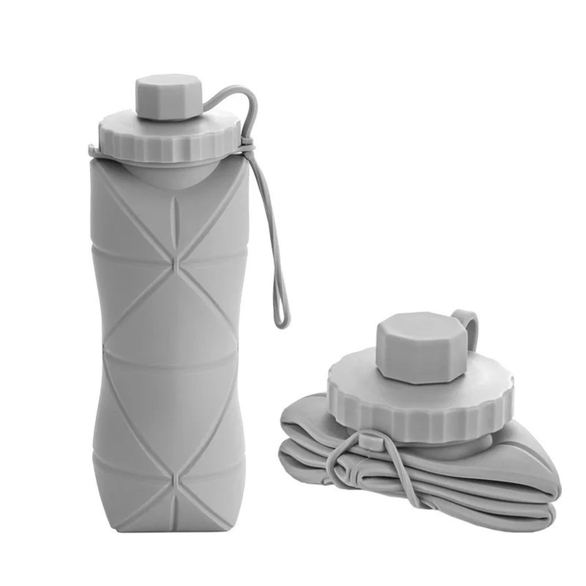 Collapsible Water Bottle - Reusable Silicone Travel & Outdoor Drink Container
