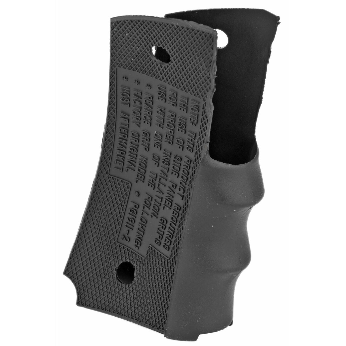 Pistol Grip Rubber Finger Groove Insert for 1911 Government Full Size Handgun