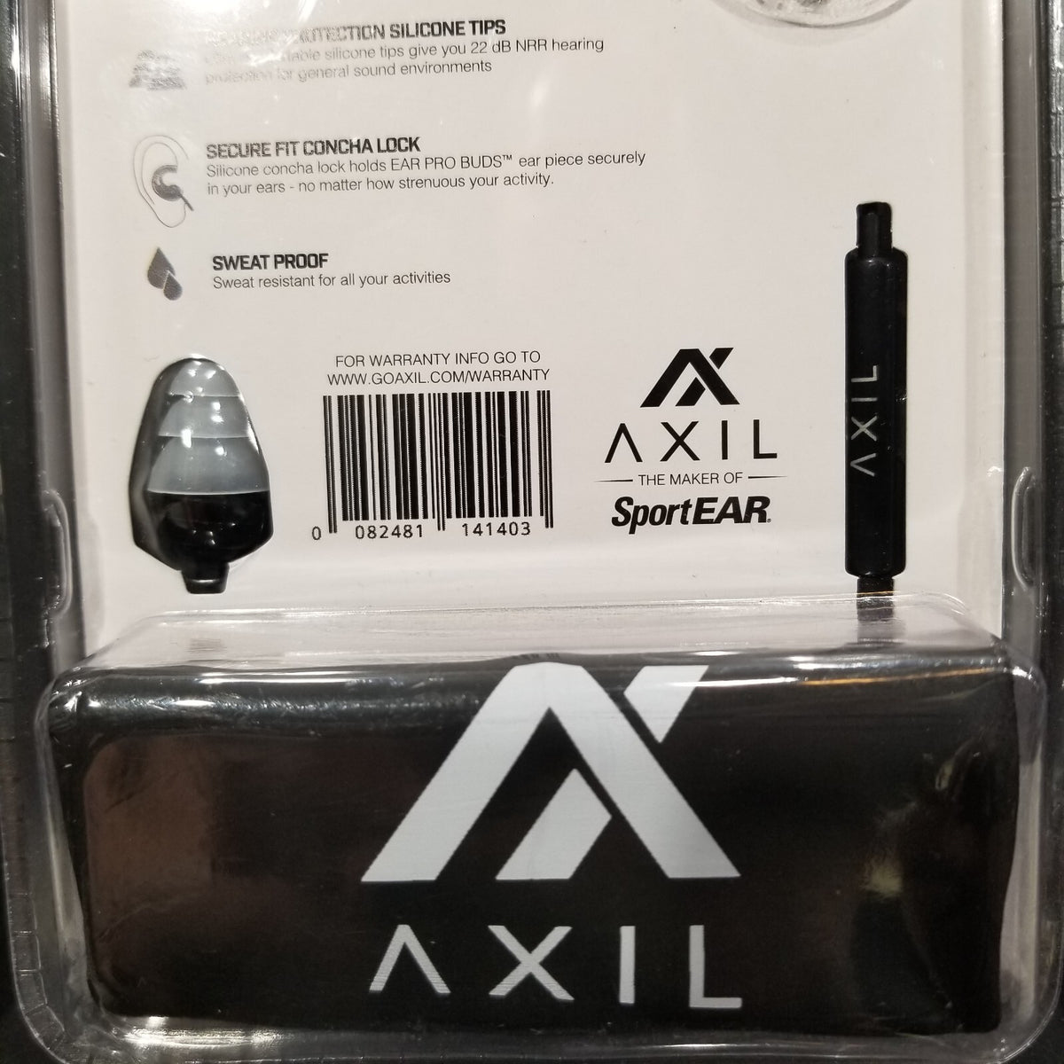 Wired Hearing Protection Earbuds for Shooting & Noise Control - AXIL Ear Pro Buds