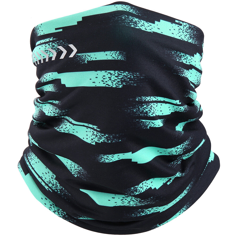 Winter Fleece Neck Gaiter - Reflective Ski Face Mask for Cold Weather