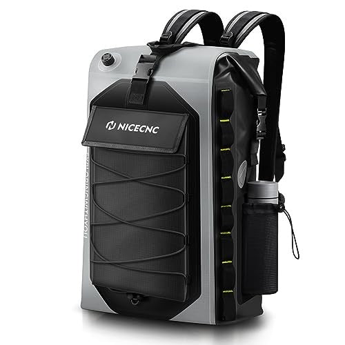 Waterproof 40L Motorcycle Backpack with PVC Material and Multiple Storage Compartments