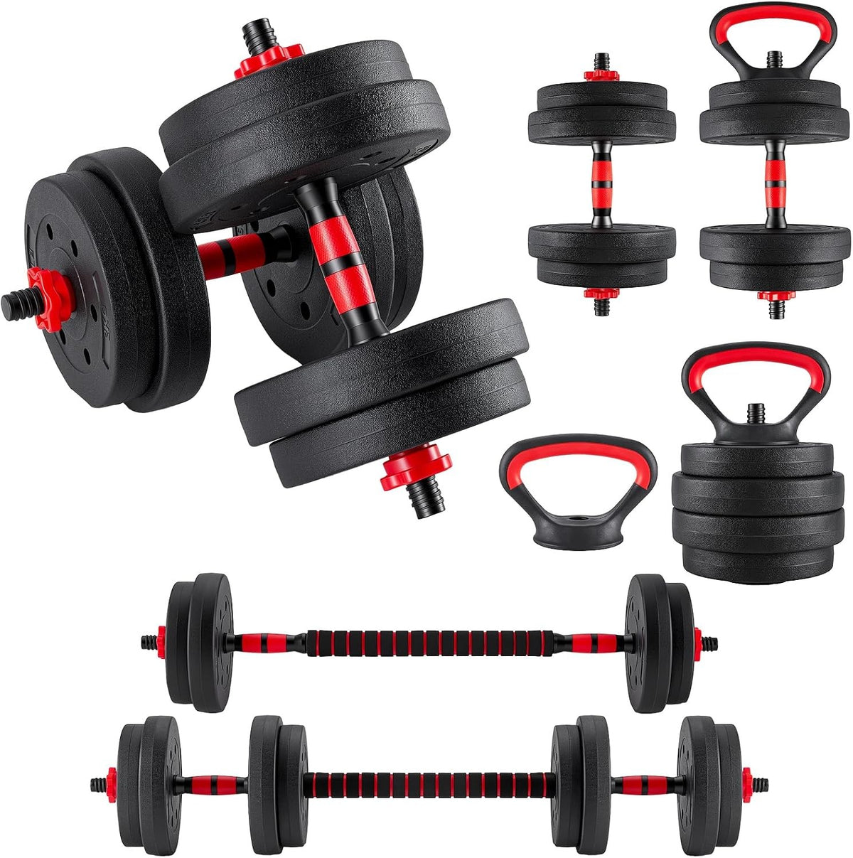 Adjustable Dumbbell Set Multiple Weights for Strength Training