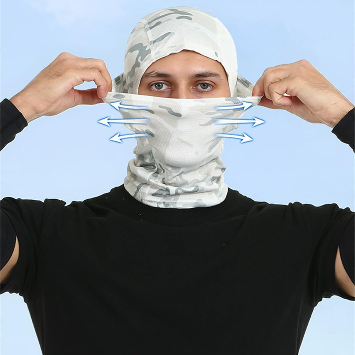 Sun Protection Balaclava Hood Face Mask for Outdoor Sports - 4 Pack