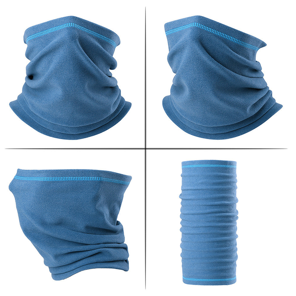 Winter Windproof Fleece Neck Gaiter Face Mask Scarf for Cold Weather