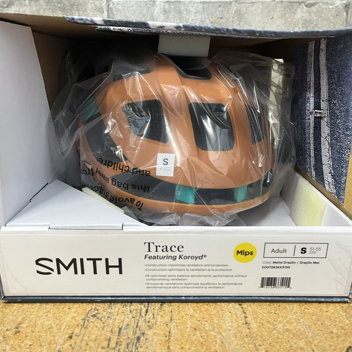 Road Cycling Helmet with MIPS & Ventilation - Matte Draplin, Small