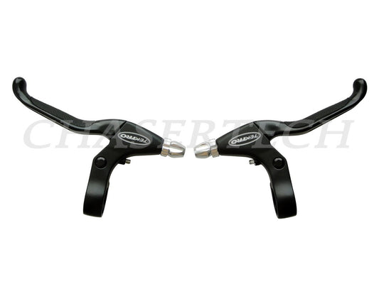MTB V-Brake Levers - Black, 1 Pair, Adjustable, for Recreation Bikes