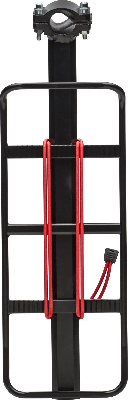 45 lbs Capacity Bicycle Rear Rack with Light and Bungee Cord - 18 Inches