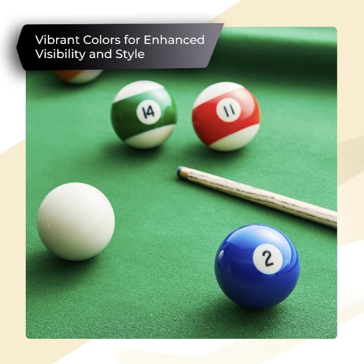Pool Balls 21/4" Regulation Size Billiard Ball Set