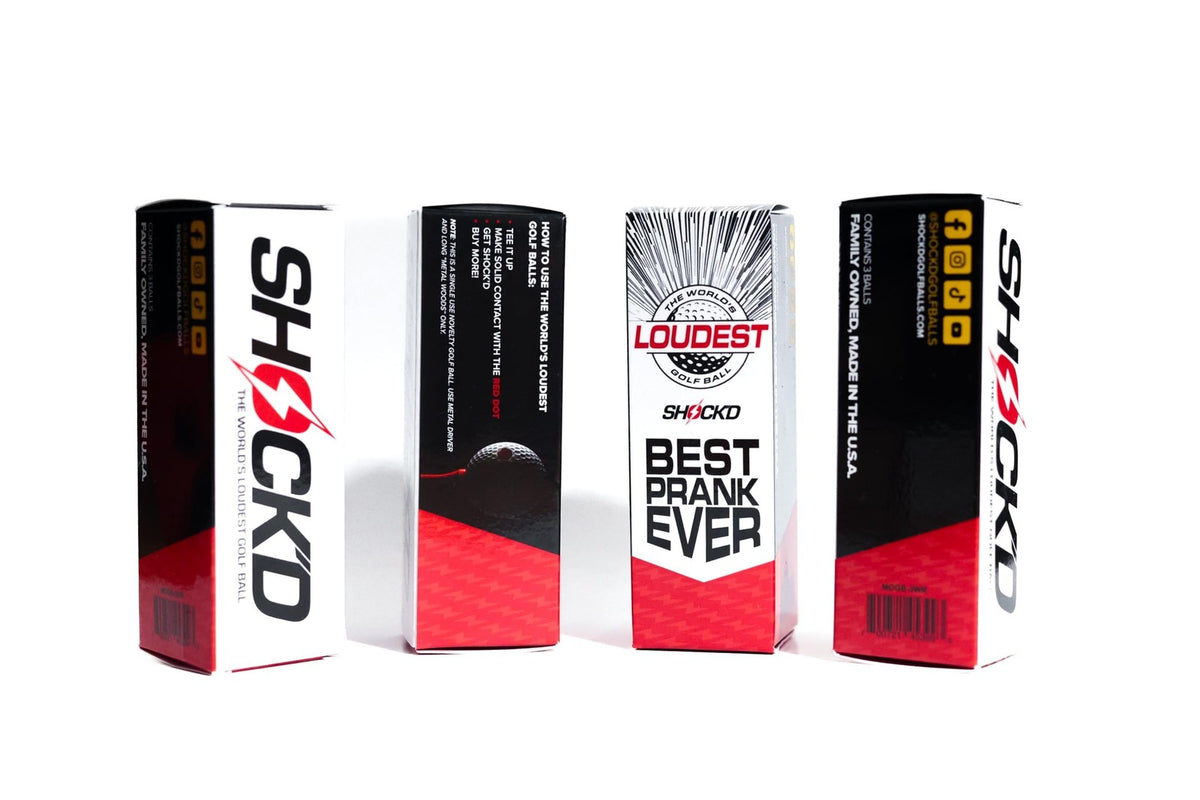 Loud Golf Balls - Viral Prank Golf Balls for Fun & Gifting - Shock'D