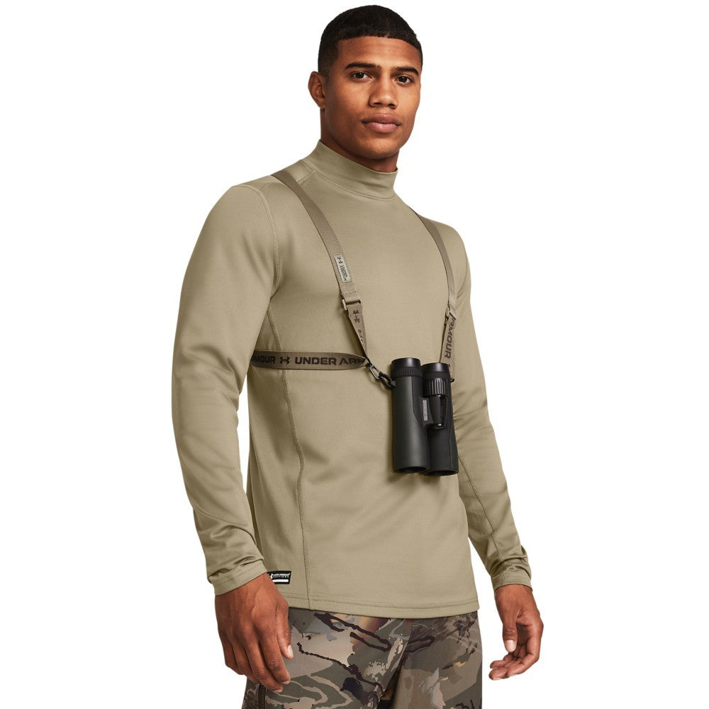 Universal Binocular Harness with Adjustable Straps - Tan, Stable & Hands-Free