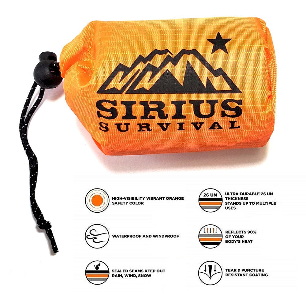 72-Hour Emergency Survival Kit with Food Water Shelter