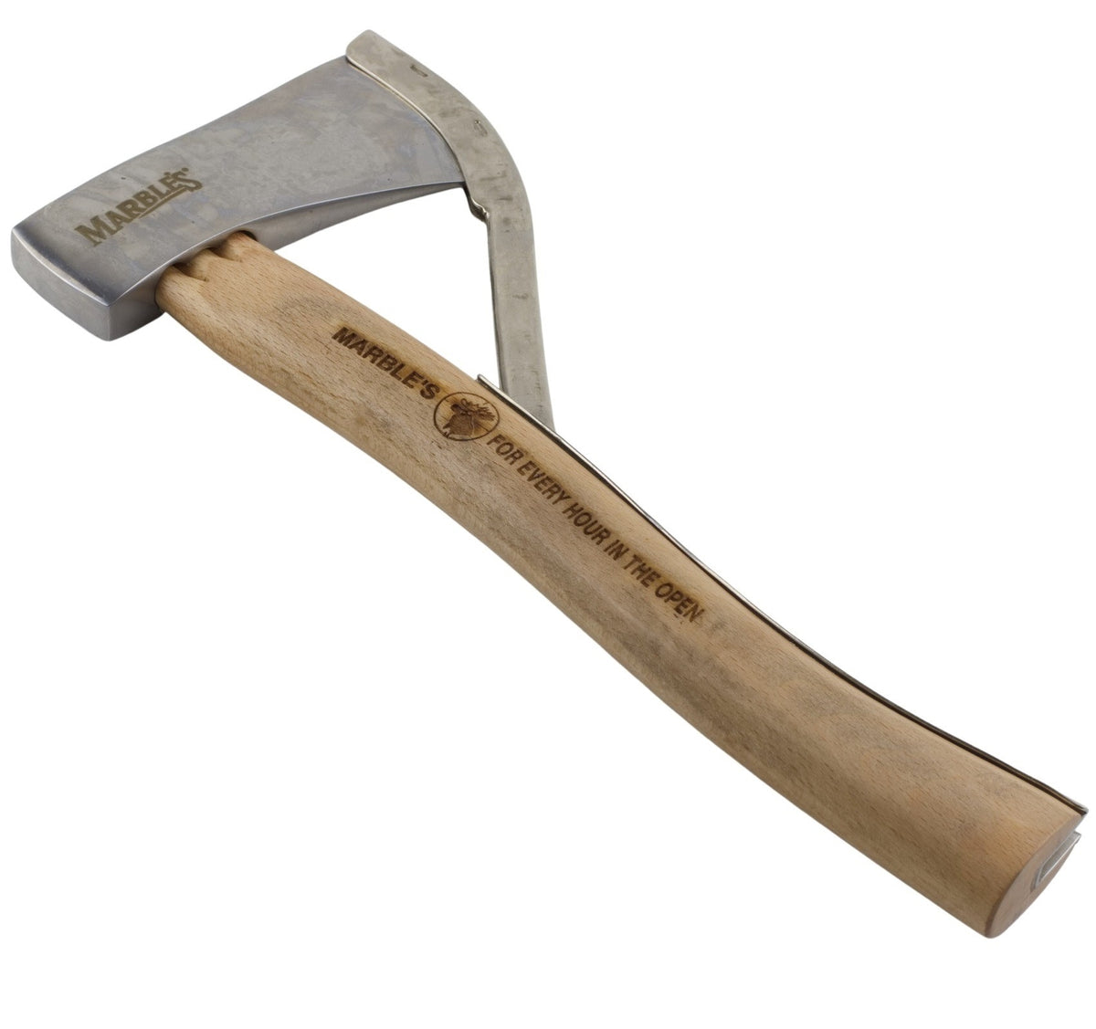Marbles Safety Axe with Hardwood Handle - 10.75" Camping & Hunting Tool