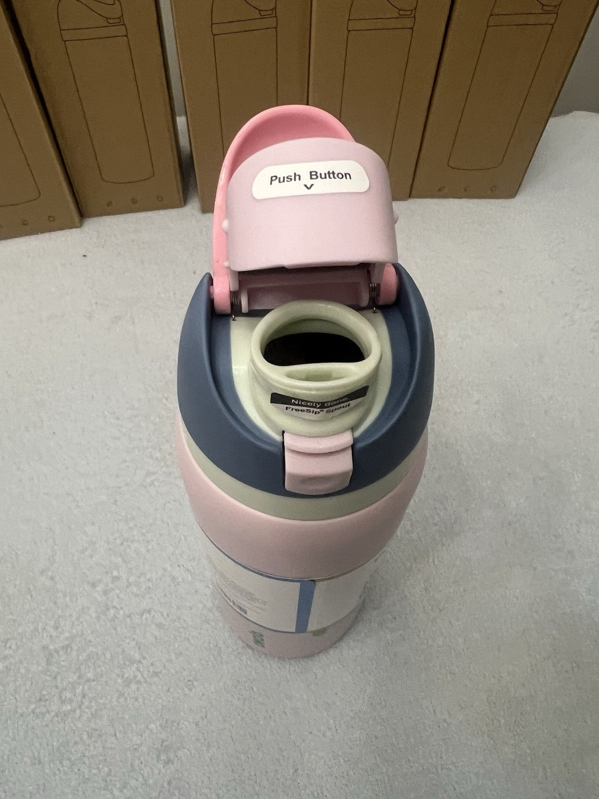32 Oz Insulated Stainless Steel Water Bottle - Pink, Leakproof & Durable