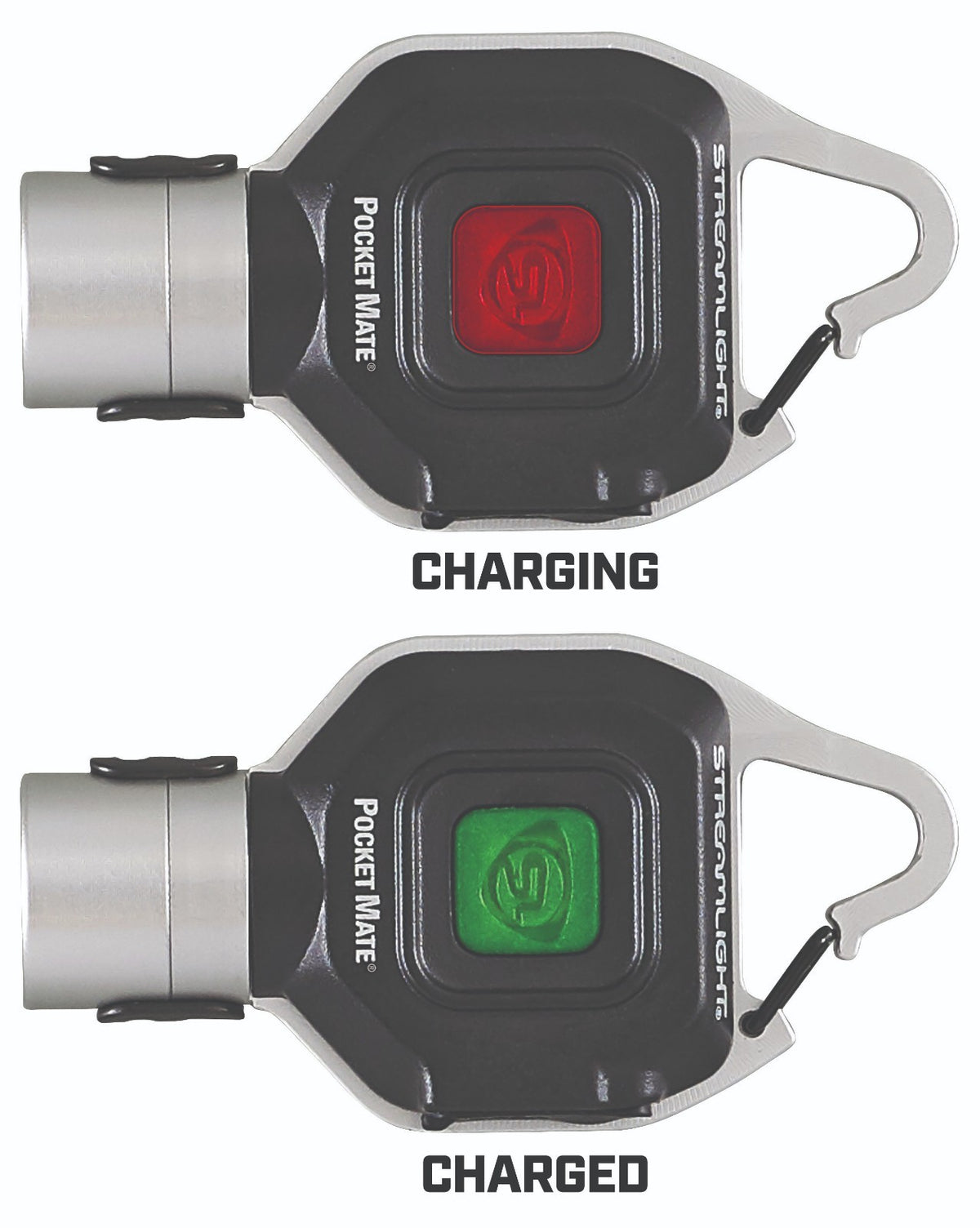 USB Rechargeable Pocket Flashlight Keychain with 325 Lumens, Compact & Weather-Resistant
