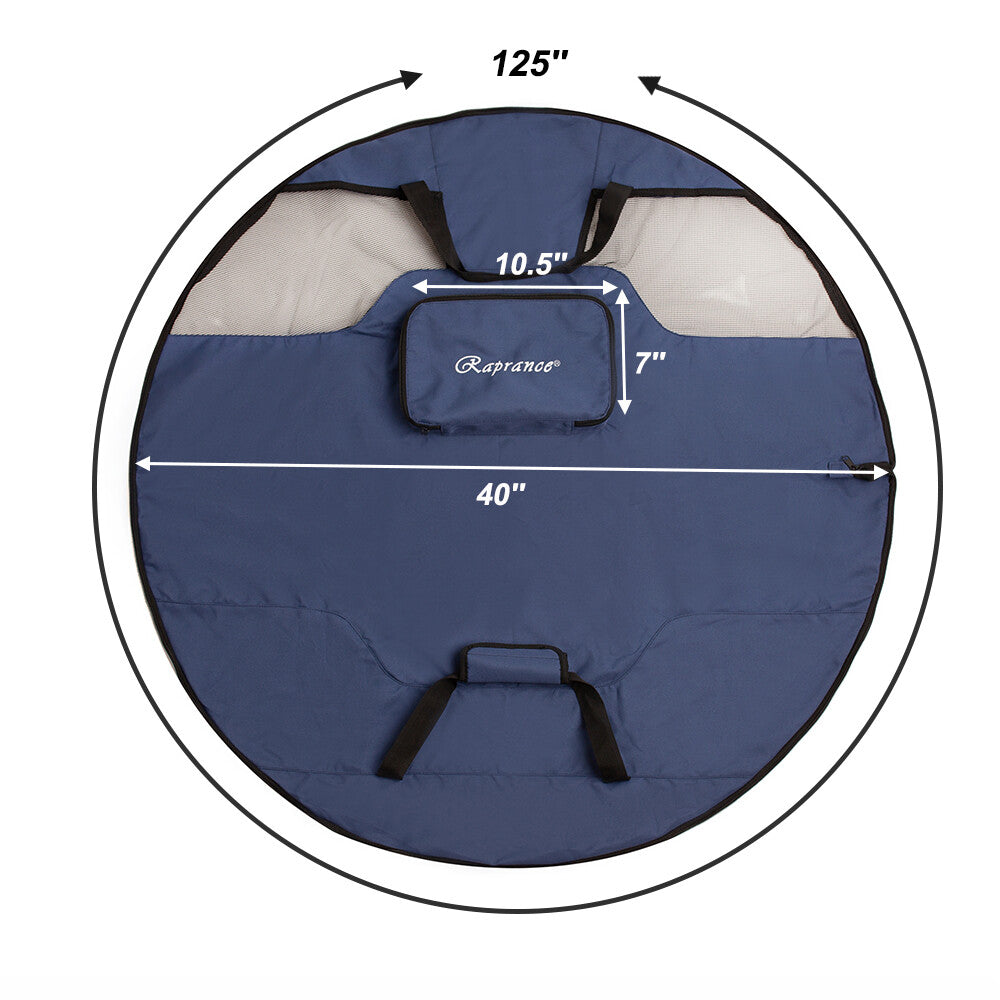 Fishing Wader Bag & Changing Mat - Waterproof Storage & Gear Organizer