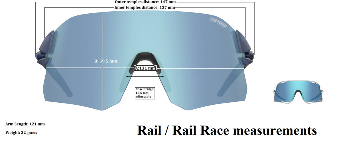 Cycling Sunglasses with Photochromic Red Mirror Lenses - Large Fit