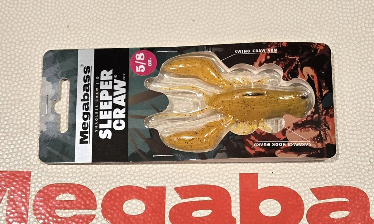 Limited Edition 5/8 oz Sleeper Craw Fishing Lure Caramel Shrimp