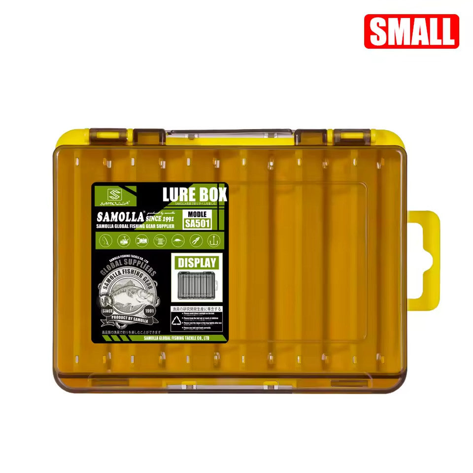 Double-Sided Fishing Tackle Box Organizer for Lures Hooks Baits