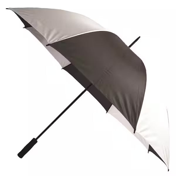 60 Inch Large Golf Rain Umbrella Black White for Golf Bag Protection